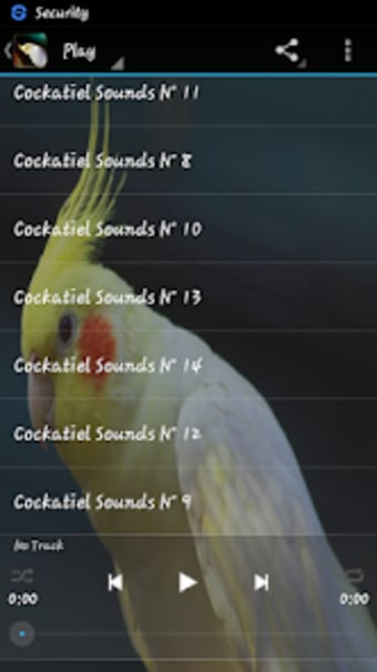 Cockatiel sounds offline
