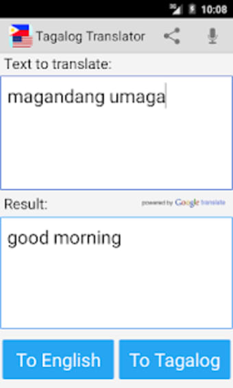 Tagalog English Translator Pro