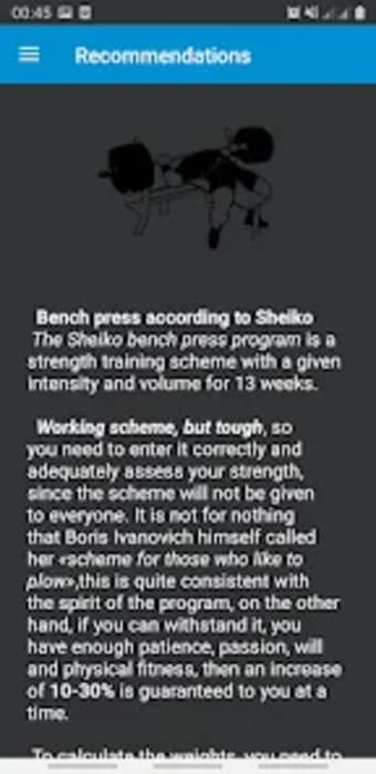 Sheiko Bench Press