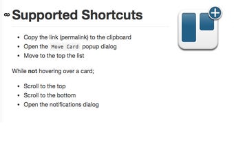 Shortcuts for Trello