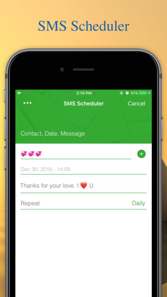 SMS Scheduler: sent text later