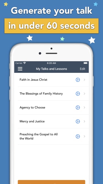 LDS Talk and Lesson Generator