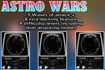 Astro Wars Retro game