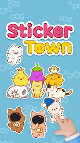 Sticker Town Puzzle:Color Book