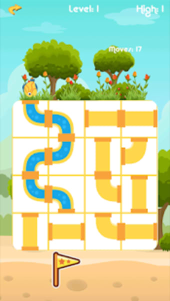 Pipes puzzle game - 2020