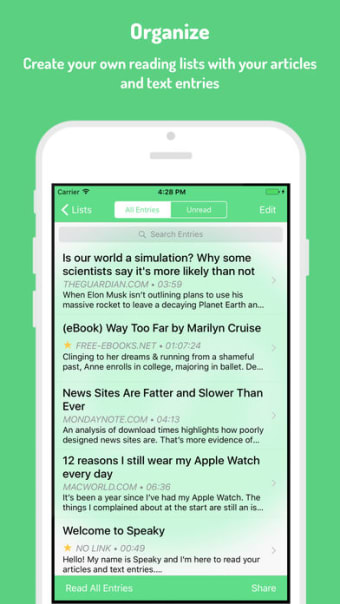 Speaky - Article Voice Reader