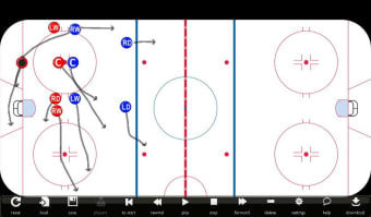 Hockey Play/Drill Designer and Coach Tactic Board
