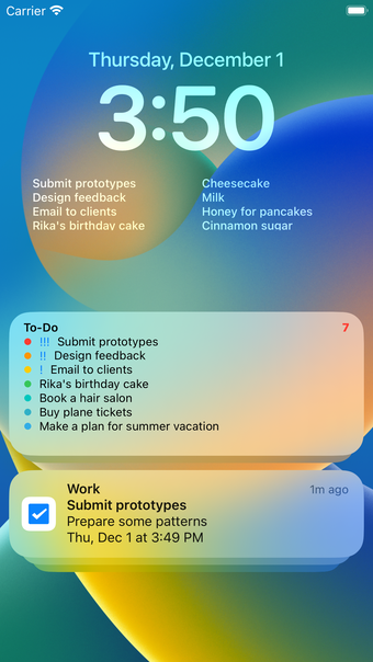 Live Activities - To Do Widget