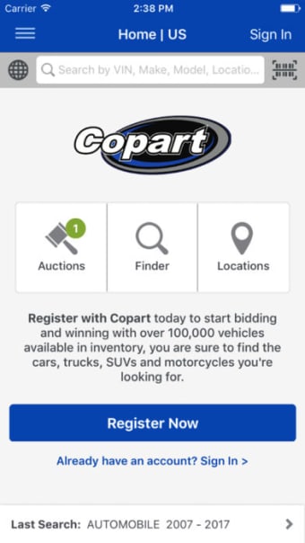 Copart - Salvage Car Auctions