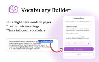 Vocabulary builder