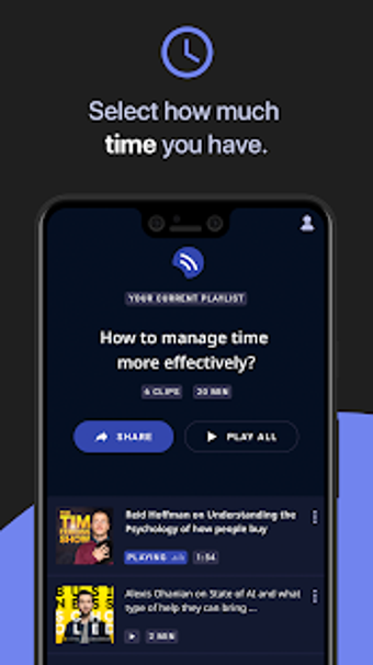 MindBites  Smart Podcast Playlists App