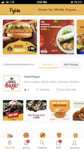 Pykin: Order food Online  Del