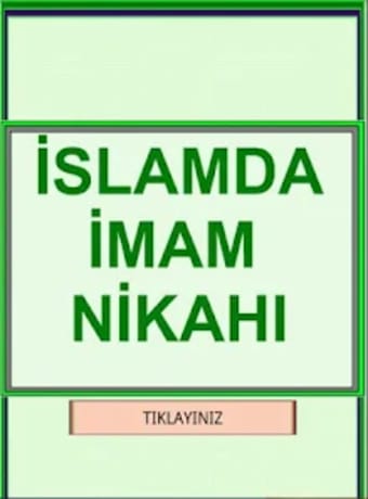 İslamda İmam Nikahı Dini Nikah