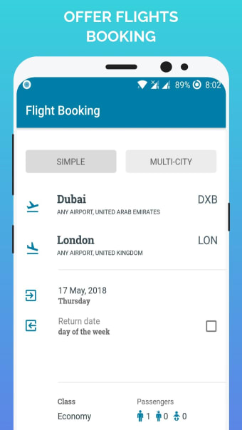 Offer Flights - Air Ticket Booking App
