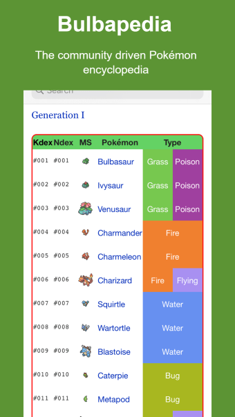 Bulbapedia - Wiki for Pokémon