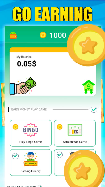 GoEarning: Games  Earn Money