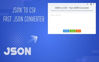 JSON to CSV - Fast JSON Converter