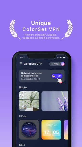 ColorSet VPN - safe widgets