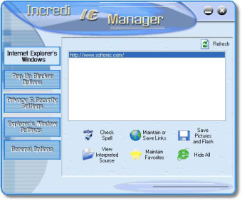 Incredi IE Manager