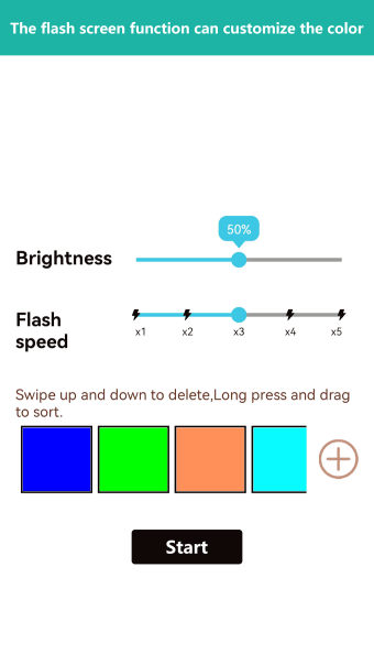 Flashlight  flash screen