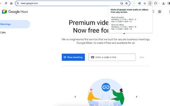Google Meet Mute
