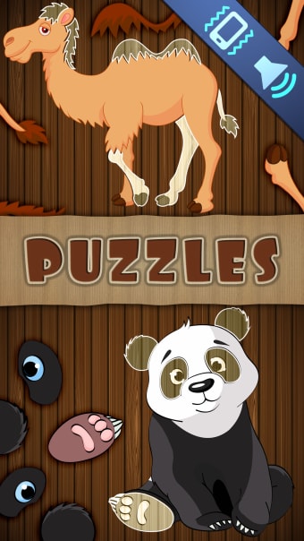Animal Puzzles Games: little boys  girls puzzle