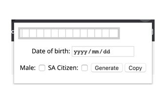 SA ID Number Tools