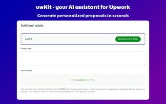 uwKit - AI assistant for Upwork