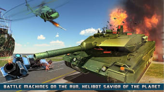 Flying Helicopter Robot Games
