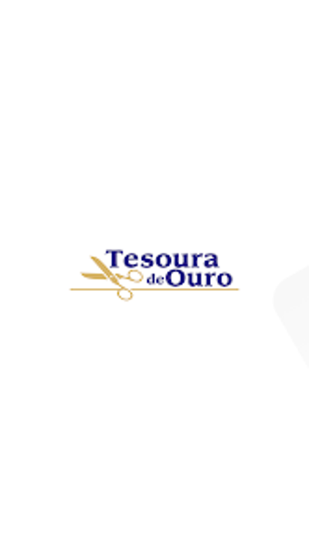 Cartão Tesoura de Ouro