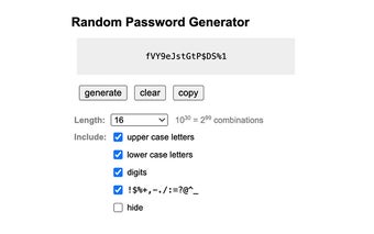 Password Generator