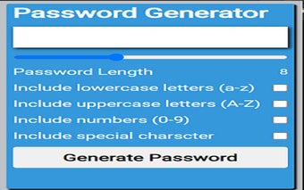 Password Generator