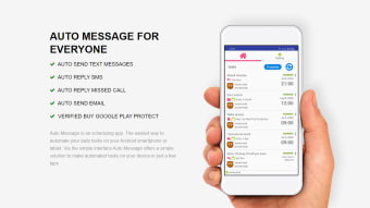 Auto Message - auto reply text call sms sender app