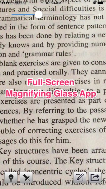 Magnifying Glass With Light - Make Text Larger  Easier To Read