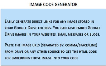 IMAGE CODE GENERATOR