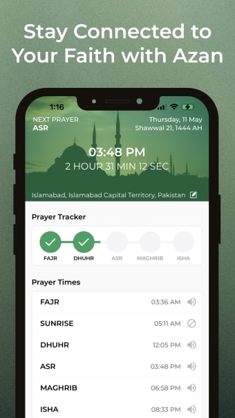 Azan - Prayer Time