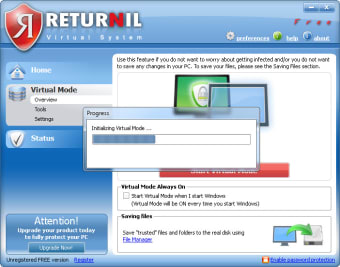 Returnil Virtual System