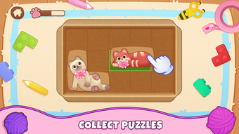 Sliding Block Puzzle Cats Game