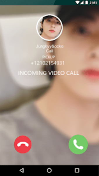 Jungkook Fake Chat Video Call