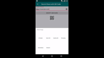 Encrypt Text to QR Code