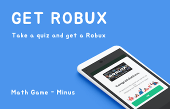 Get Robux Math  - Minus Calc