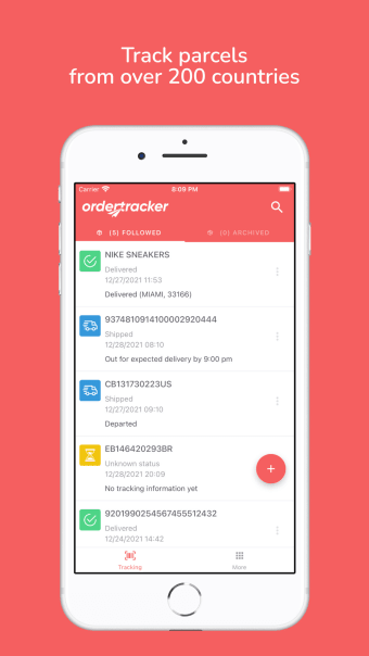 Ordertracker - parcel tracking