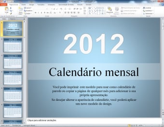 Calendário de 2012 Mensal (2)