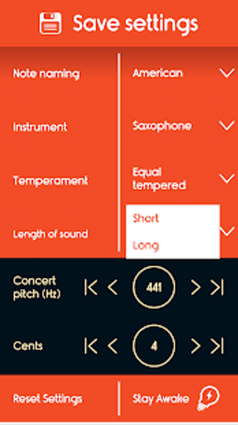 Master Saxophone Tuner