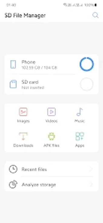 SD Card  File Manager