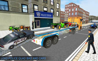 US Police Moto ATV Quad Bike