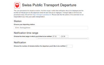 Swiss Public Transport Departure