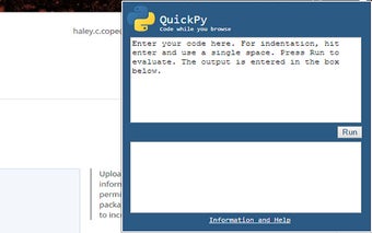 QuickPy Python Interpreter