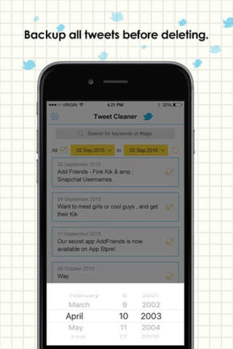 Tweet Delete Master - Search & Clean Your Twitter Tweets