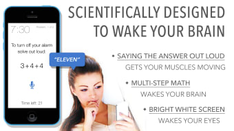 Math Alarm Clock - Wake up